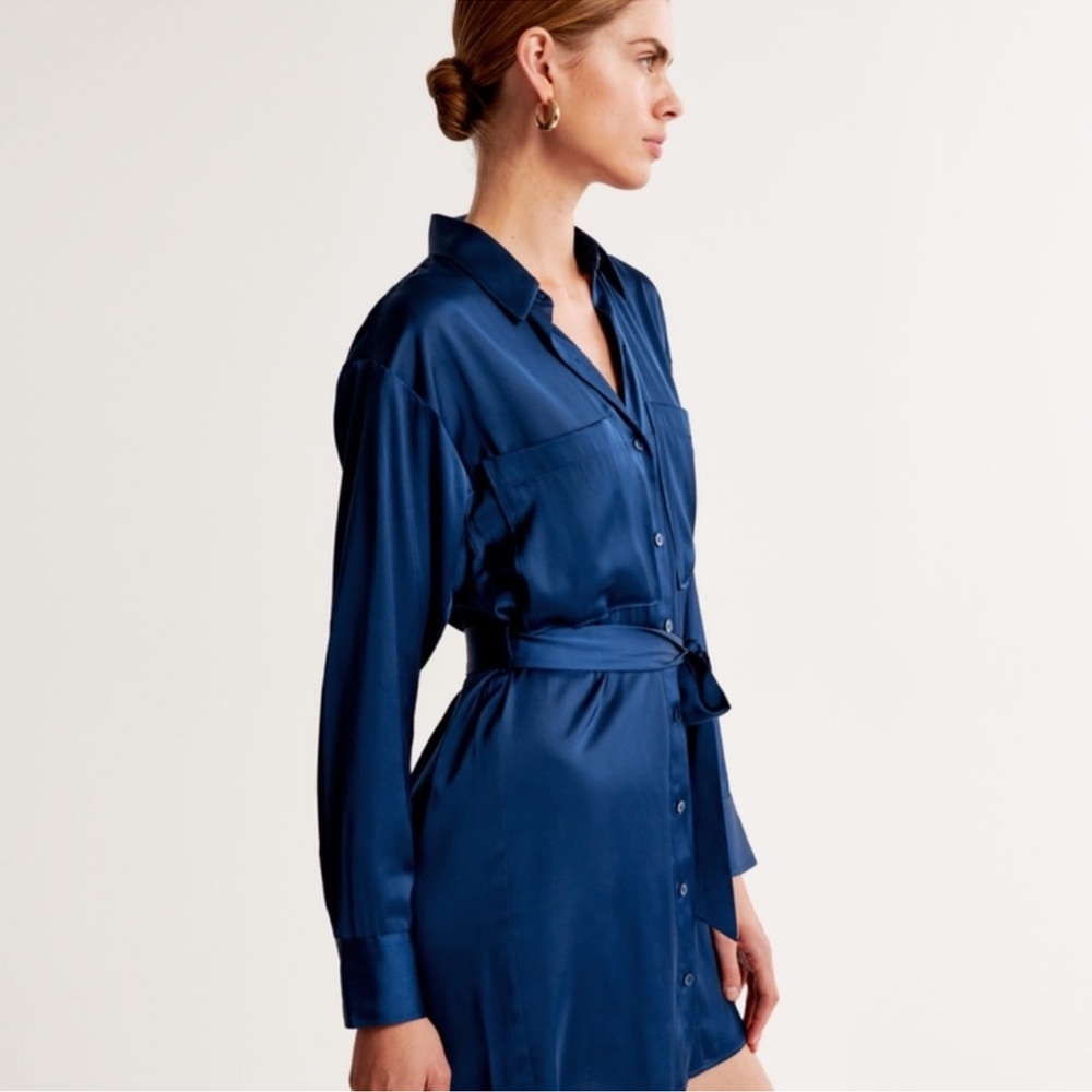 Abercrombie Button Down Tee Shirt Dress